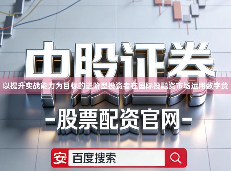 以提升实战能力为目标的进阶型投资者在国际投融资市场运用数字货