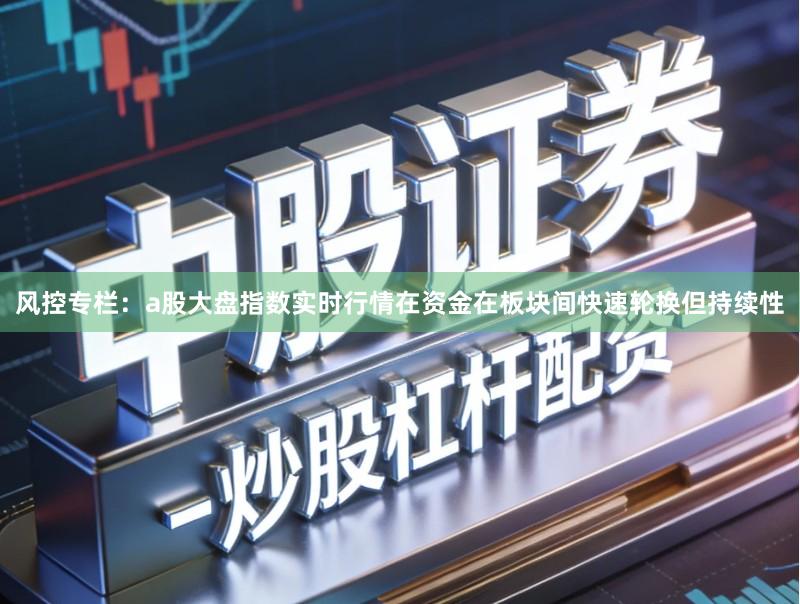 风控专栏：a股大盘指数实时行情在资金在板块间快速轮换但持续性